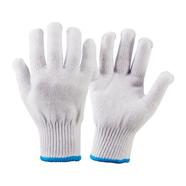 Industrialatoz White Cotton hand gloves 600 gram