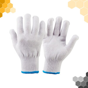 Industrialatoz White Cotton hand gloves 600 gram